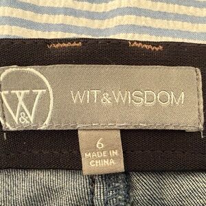 Wit & Wisdom Blue Boot Cut Jeans